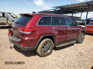 2020 Jeep Grand Cherokee Limited with VIN 1C4RJEBG8LC140392, listed as a Copart auction lot 51715225 with 41,977 mi miles and Salvage title. Bid and sale history available at DreamBid. Image 3.