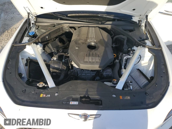 2023 Genesis G70 2.0T with VIN KMTG34TA7PU122859, listed as a Copart auction lot 75442774 with 20,359 mi miles and Non Repairable. Bid and sale history available at carsss.com. Image 11.
