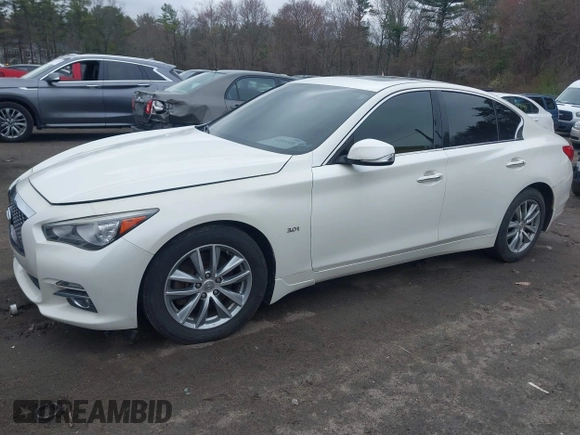 2016 Infiniti Q50 3.0t Premium with VIN JN1EV7AR4GM341324, listed as a IAAI auction lot 42093328 with 95,942 mi miles. Bid and sale history available at carsss.com. Image 14.