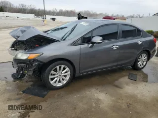 2012 Honda Civic EX with VIN 19XFB2F82CE026088, listed as a Copart auction lot 51081985 with Not Provided miles and Non Repairable. Bid and sale history available at DreamBid. Image 1.
