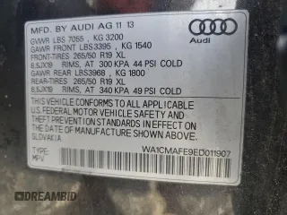 2014 Audi Q7 3.0L TDI Premium with VIN WA1CMAFE9ED011907, listed as a Copart auction lot 42551715 with 164,830 mi miles and Clean Title. Bid and sale history available at carsss.com. Image 14.