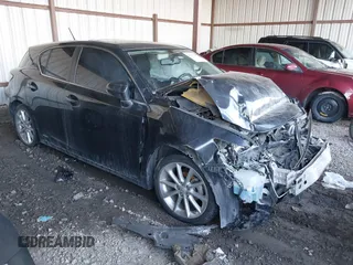 2011 Lexus CT 200h with VIN JTHKD5BH7B2019633, listed as a IAAI auction lot 41345929 with 136,450 mi miles. Bid and sale history available at carsss.com. Image 1.