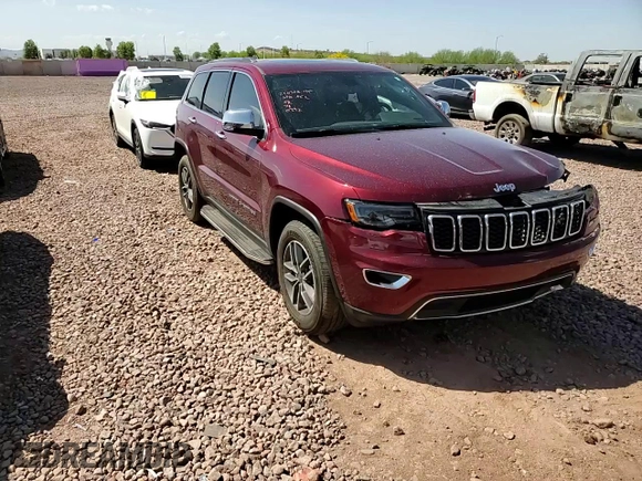 2020 Jeep Grand Cherokee Limited with VIN 1C4RJEBG8LC140392, listed as a Copart auction lot 51715225 with 41,977 mi miles and Salvage title. Bid and sale history available at DreamBid. Image 11.