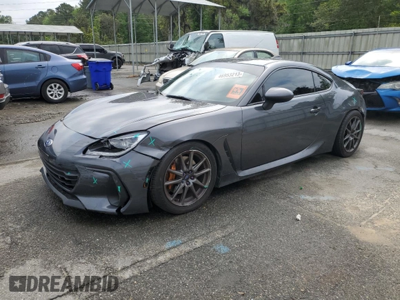 2022 Subaru BRZ Premium with VIN JF1ZDBB1XN9700713, listed as a Copart auction lot 46953213 with 22,616 mi miles and . Bid and sale history available at carsss.com. Image 1.