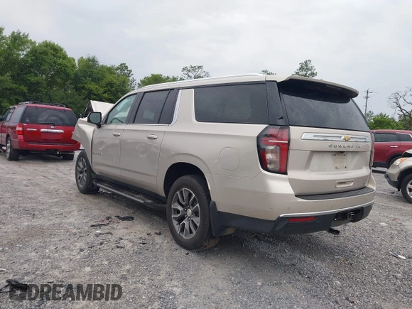 2023 Chevrolet Suburban LT with VIN 1GNSCCKD2PR170276, listed as a IAAI auction lot 42207490 with Not provided miles and . Bid and sale history available at DreamBid. Image 3.