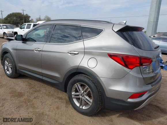 2017 Hyundai Santa Fe Sport 2.4L with VIN 5NMZU3LB7HH021661, listed as a IAAI auction lot 41746160 with 82,990 mi miles. Bid and sale history available at carsss.com. Image 3.
