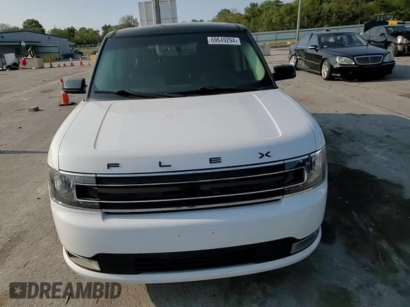 2017 Ford Flex SEL with VIN 2FMGK5C81HBA11456, listed as a Copart auction lot 69649294 with 101,007 mi miles and Salvage Title. Bid and sale history available at carsss.com. Image 12.