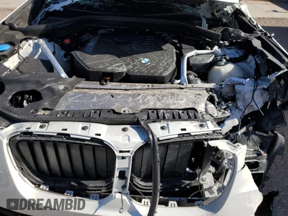 2024 BMW X4 xDrive30i with VIN 5UX33DT04R9W98594, listed as a Copart auction lot 57253885 with Not provided miles and Non repairable. Bid and sale history available at DreamBid. Image 11.