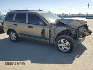 2005 Jeep Grand Cherokee Laredo with VIN 1J4GR48K75C707355, listed as a Copart auction lot 53117445 with 315,886 mi miles and Salvage title. Bid and sale history available at DreamBid. Image 4.