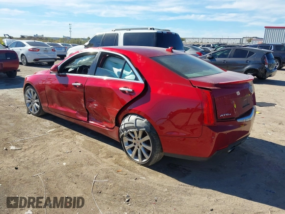 2014 Cadillac ATS Luxury AWD with VIN 1G6AH5RX0E0176647, listed as a IAAI auction lot 40939517 with 103,348 mi miles and . Bid and sale history available at DreamBid. Image 3.