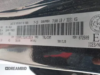 2020 Ram 1500 Rebel with VIN 1C6SRFLT5LN113514, listed as a IAAI auction lot 41718662 with 56,730 mi miles and . Bid and sale history available at DreamBid. Image 9.