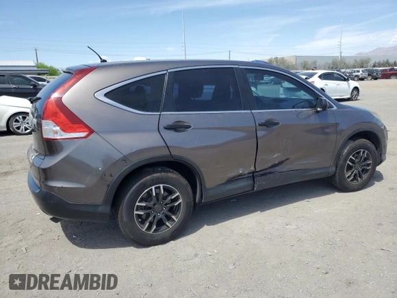 2013 Honda CR-V LX with VIN 3CZRM3H36DG705246, listed as a Copart auction lot 53109005 with 226,390 mi miles and Salvage Title. Bid and sale history available at carsss.com. Image 3.