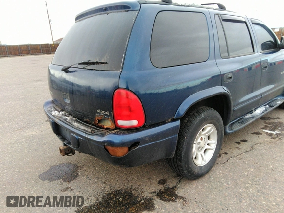 2001 Dodge Durango with VIN 1B4HS28Z81F530711, listed as a IAAI auction lot 41722113 with 187,552 mi miles and . Bid and sale history available at carsss.com. Image 6.