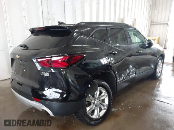 2019 Chevrolet Blazer with VIN 3GNKBGRS9KS590542, listed as a IAAI auction lot 42443212 with 94,264 mi miles and . Bid and sale history available at DreamBid. Image 4.