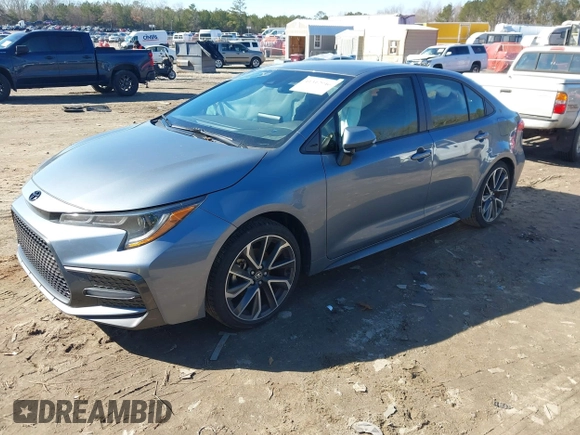 2022 Toyota Corolla SE with VIN JTDS4MCEXN3501091, listed as a IAAI auction lot 41312946 with 36,000 mi miles. Bid and sale history available at carsss.com. Image 2.