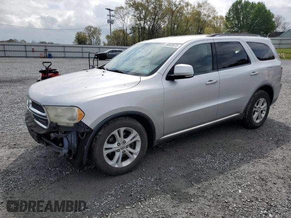 2011 Dodge Durango Crew with VIN 1D4RD4GG5BC730013, listed as a Copart auction lot 50032075 with 273,407 mi miles and Salvage Title. Bid and sale history available at carsss.com. Image 1.