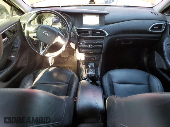 2017 Infiniti QX30 Premium with VIN SJKCH5CR2HA037261, listed as a Copart auction lot 81511084 with 72,345 mi miles and Salvage title. Bid and sale history available at DreamBid. Image 8.