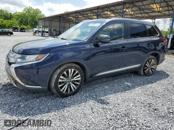 2019 Mitsubishi Outlander SE with VIN JA4AD3A30KZ034757, listed as a Copart auction lot 56308475 with 123,936 mi miles and Salvage title. Bid and sale history available at DreamBid. Image 1.