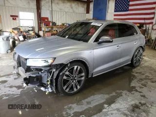 2018 Audi SQ5 Prestige with VIN WA1C4AFY0J2119591, listed as a Copart auction lot 86552954 with 79,890 mi miles and Salvage Title. Bid and sale history available at carsss.com. Image 1.