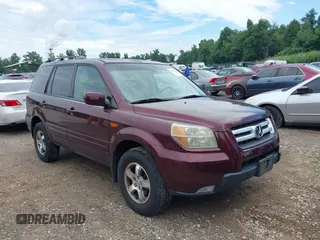 2007 Honda Pilot EX-L with VIN 5FNYF18557B001034, listed as a IAAI auction lot 42638365 with 190,546 mi miles and . Bid and sale history available at DreamBid. Image 1.