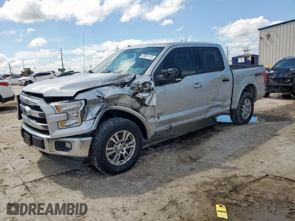 2017 Ford F-150 XL with VIN 1FTEW1EG1HKE48733, listed as a Copart auction lot 61860995 with 180,898 mi miles and Salvage title. Bid and sale history available at DreamBid. Image 1.