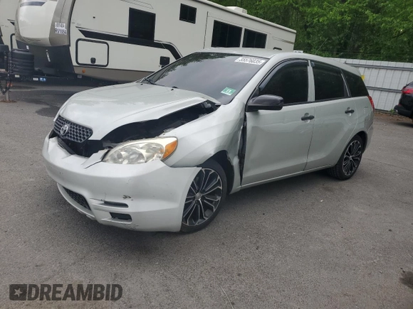 2003 Toyota Matrix Std with VIN 2T1KR32E73C124186, listed as a Copart auction lot 55576035 with 144,144 mi miles and Salvage Title. Bid and sale history available at DreamBid. Image 1.