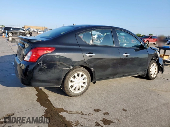 2017 Nissan Versa S with VIN 3N1CN7AP5HL888958, listed as a Copart auction lot 64255495 with 67,417 mi miles and Salvage title. Bid and sale history available at DreamBid. Image 3.