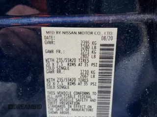 2020 Nissan Murano SL z VIN 5N1AZ2CS4LN171050, wystawiony jako Copart lot #45986625 z przebiegiem 73 975 mil mil oraz Szkoda całkowita • Salvage title. Historia ofert i sprzedaży dostępna na DreamBid. Obrazek 13.