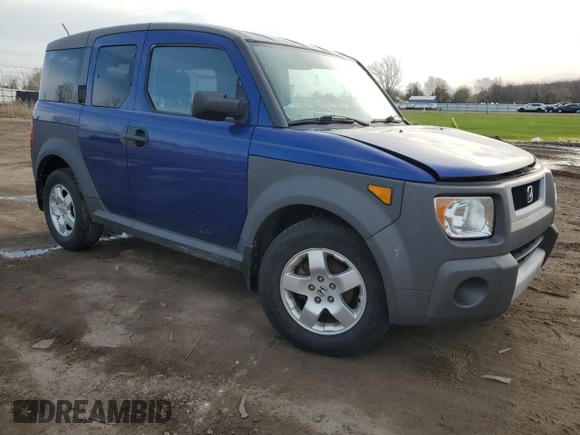 2005 Honda Element EX with VIN 5J6YH18625L012631, listed as a Copart auction lot 52733335 with 62,373 mi miles and Salvage Title. Bid and sale history available at DreamBid. Image 4.