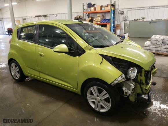 2013 Chevrolet Spark LS with VIN KL8CB6S92DC539013, listed as a Copart auction lot 48932915 with 116,822 mi miles and Salvage Title. Bid and sale history available at carsss.com. Image 4.