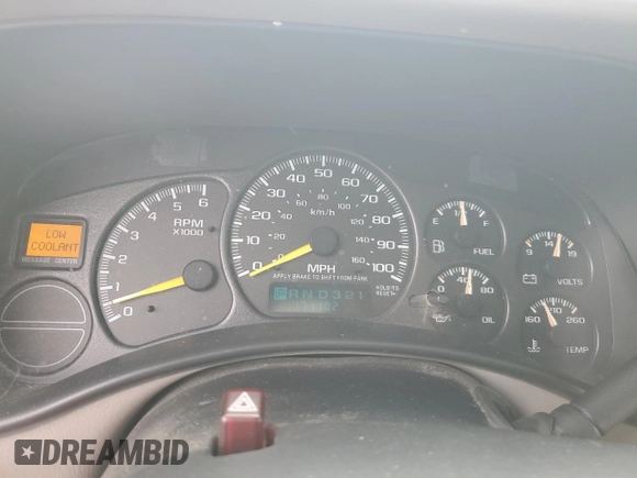 2001 Chevrolet Tahoe LT z VIN 1GNEK13T21R169095, wystawiony jako Copart lot #59579695 z przebiegiem 171 102 mil mil oraz Szkoda całkowita • Salvage title. Historia ofert i sprzedaży dostępna na DreamBid. Obrazek 9.