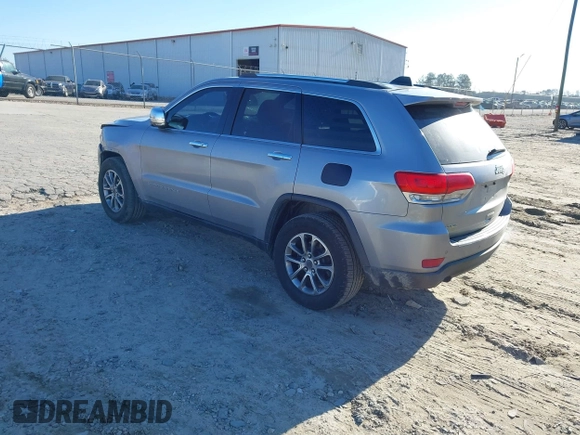 2014 Jeep Grand Cherokee Limited with VIN 1C4RJEBG2EC265620, listed as a IAAI auction lot 41344179 with 188,412 mi miles. Bid and sale history available at carsss.com. Image 3.