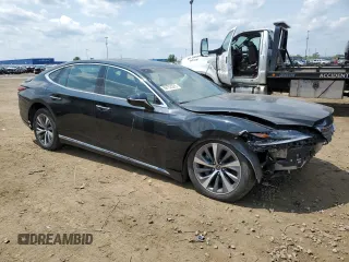 2019 Lexus LS 500 with VIN JTHC51FF2K5006080, listed as a Copart auction lot 59752395 with 21,085 mi miles and Clean title. Bid and sale history available at DreamBid. Image 4.