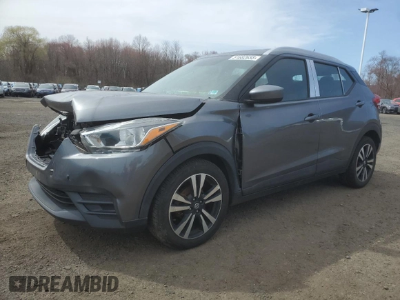 2019 Nissan Kicks S with VIN 3N1CP5CU2KL532749, listed as a Copart auction lot 51682655 with 136,070 mi miles and Clean Title. Bid and sale history available at DreamBid. Image 1.