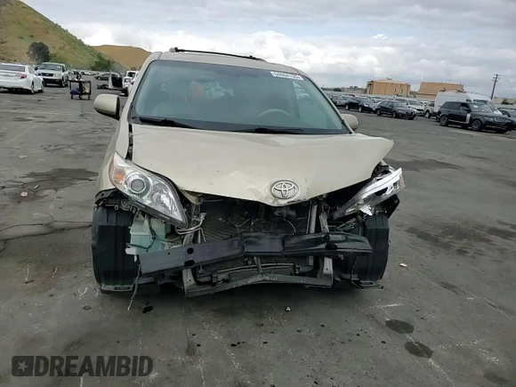 2011 Toyota Sienna XLE AAS with VIN 5TDYK3DC7BS110854, listed as a Copart auction lot 54604135 with 161,612 mi miles and Salvage Title. Bid and sale history available at DreamBid. Image 15.