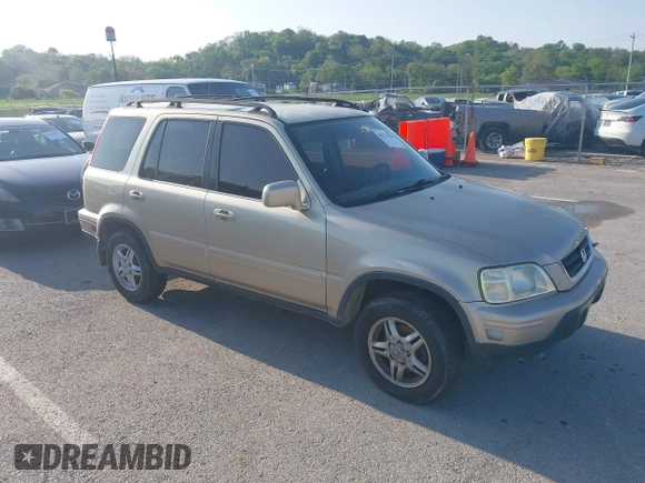 2000 Honda CR-V SE with VIN JHLRD1878YC048555, listed as a IAAI auction lot 42123556 with 164,934 mi miles. Bid and sale history available at carsss.com. Image 1.