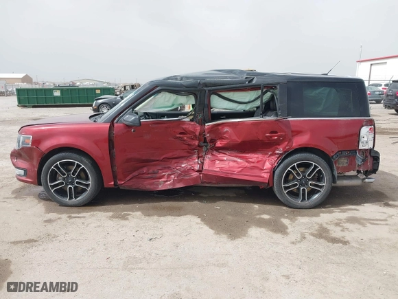 2014 Ford Flex SEL with VIN 2FMGK5C89EBD30292, listed as a IAAI auction lot 41805428 with 127,176 mi miles. Bid and sale history available at carsss.com. Image 13.