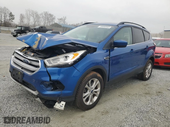 2017 Ford Escape SE with VIN 1FMCU9G97HUD68220, listed as a Copart auction lot 48880565 with 116,684 mi miles and Salvage Title. Bid and sale history available at carsss.com. Image 1.