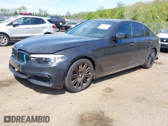 2018 BMW 5 Series 540i z VIN WBAJE5C50JWA96205, wystawiony jako IAAI lot #42213253 z przebiegiem 96 198 mil mil oraz . Historia ofert i sprzedaży dostępna na DreamBid. Obrazek 16.