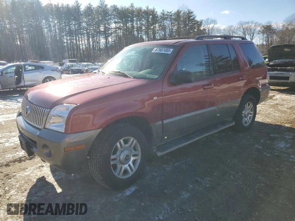 2004 Mercury Mountaineer Convenience z VIN 4M2ZU86W34ZJ46619, wystawiony jako Copart lot #87907485 z przebiegiem 197 528 mil mil oraz Tytuł czysty. Historia ofert i sprzedaży dostępna na DreamBid. Obrazek 1.