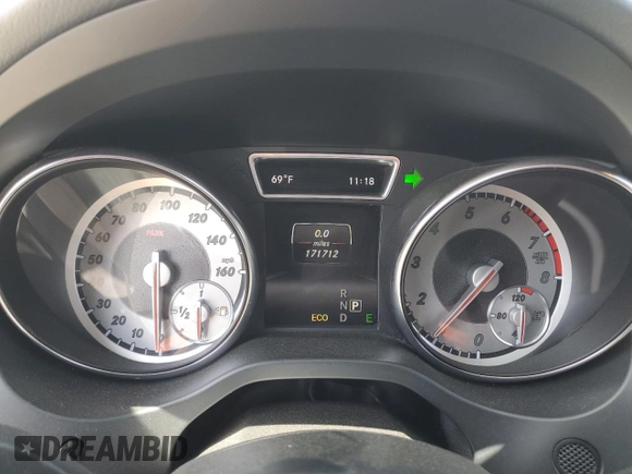 2014 Mercedes-Benz CLA 250 with VIN WDDSJ4EBXEN043882, listed as a Copart auction lot 54352585 with 171,712 mi miles and Salvage title. Bid and sale history available at DreamBid. Image 9.