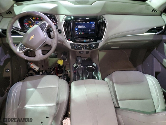 2021 Chevrolet Traverse Premier with VIN 1GNEVKKW9MJ174323, listed as a Copart auction lot 45936545 with 54,049 mi miles and Non Repairable. Bid and sale history available at carsss.com. Image 8.