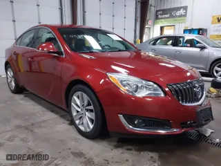 2015 Buick Regal with VIN 2G4GK5EX7F9201786, listed as a IAAI auction lot 41589776 with 130,669 mi miles. Bid and sale history available at carsss.com. Image 1.