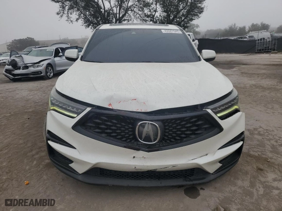 2019 Acura RDX w/A-Spec Pkg with VIN 5J8TC2H61KL021421, listed as a Copart auction lot 43527945 with 62,228 mi miles and Non Repairable. Bid and sale history available at carsss.com. Image 5.