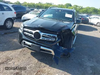 2018 Mercedes-Benz GLS 450 with VIN 4JGDF6EE1JB075332, listed as a IAAI auction lot 42120007 with 111,559 mi miles and . Bid and sale history available at DreamBid. Image 6.