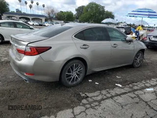 2017 Lexus ES with VIN 58ABK1GG8HU051492, listed as a Copart auction lot 47667255 with 112,340 mi miles and Salvage Title. Bid and sale history available at carsss.com. Image 3.