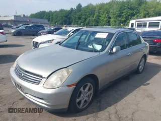 2004 Infiniti G35 w/Leather z VIN JNKCV51FX4M704105, wystawiony jako IAAI lot #42479225 z przebiegiem Nie podano mil oraz . Historia ofert i sprzedaży dostępna na DreamBid. Obrazek 2.