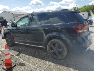 2018 Dodge Journey Crossroad z VIN 3C4PDCGB5JT257333, wystawiony jako Copart lot #58258905 z przebiegiem 150 648 mil mil oraz Szkoda całkowita • Salvage title. Historia ofert i sprzedaży dostępna na DreamBid. Obrazek 2.