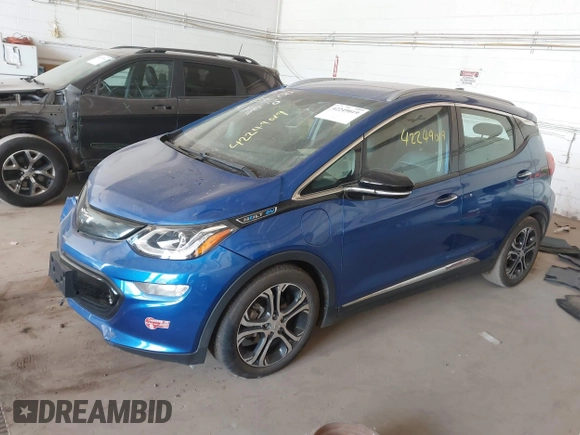 2018 Chevrolet Bolt EV Premier z VIN 1G1FX6S02J4130855, wystawiony jako IAAI lot #42249019 z przebiegiem 38 293 mil mil oraz . Historia ofert i sprzedaży dostępna na DreamBid. Obrazek 17.