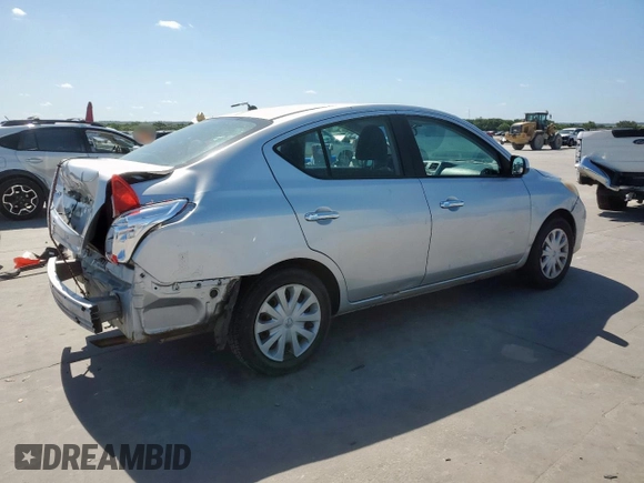 2012 Nissan Versa SV with VIN 3N1CN7AP3CL906673, listed as a Copart auction lot 62838455 with 249,517 mi miles and Salvage title. Bid and sale history available at DreamBid. Image 3.